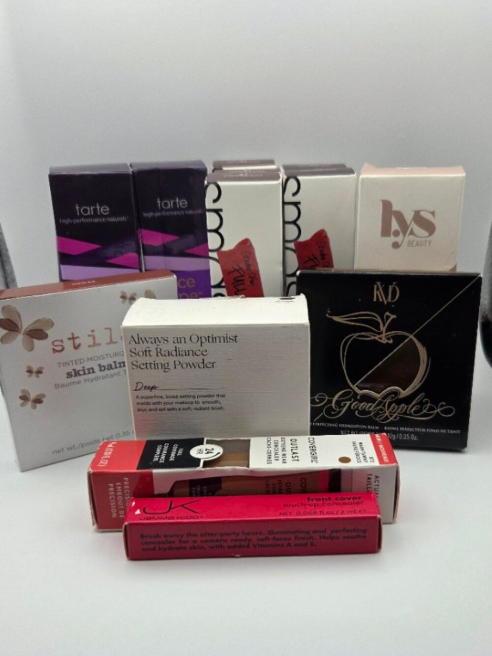 13 Piece Foundation, Concealer, Setting Powder - Deep, Dark - Rare Beauty, Tarte